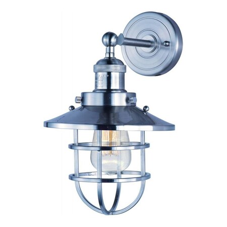 Maxim Mini Hi-Bay 1-Light Wall Sconce W/Bulb 25070SN/BUI